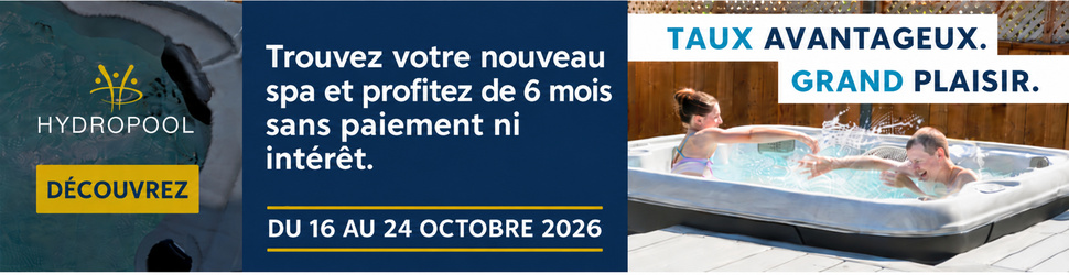 Vente hydropool octobre 2026 - Niméra Spas